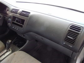 2002 Honda Civic LX Silver Sedan 1.7L AT #A24935